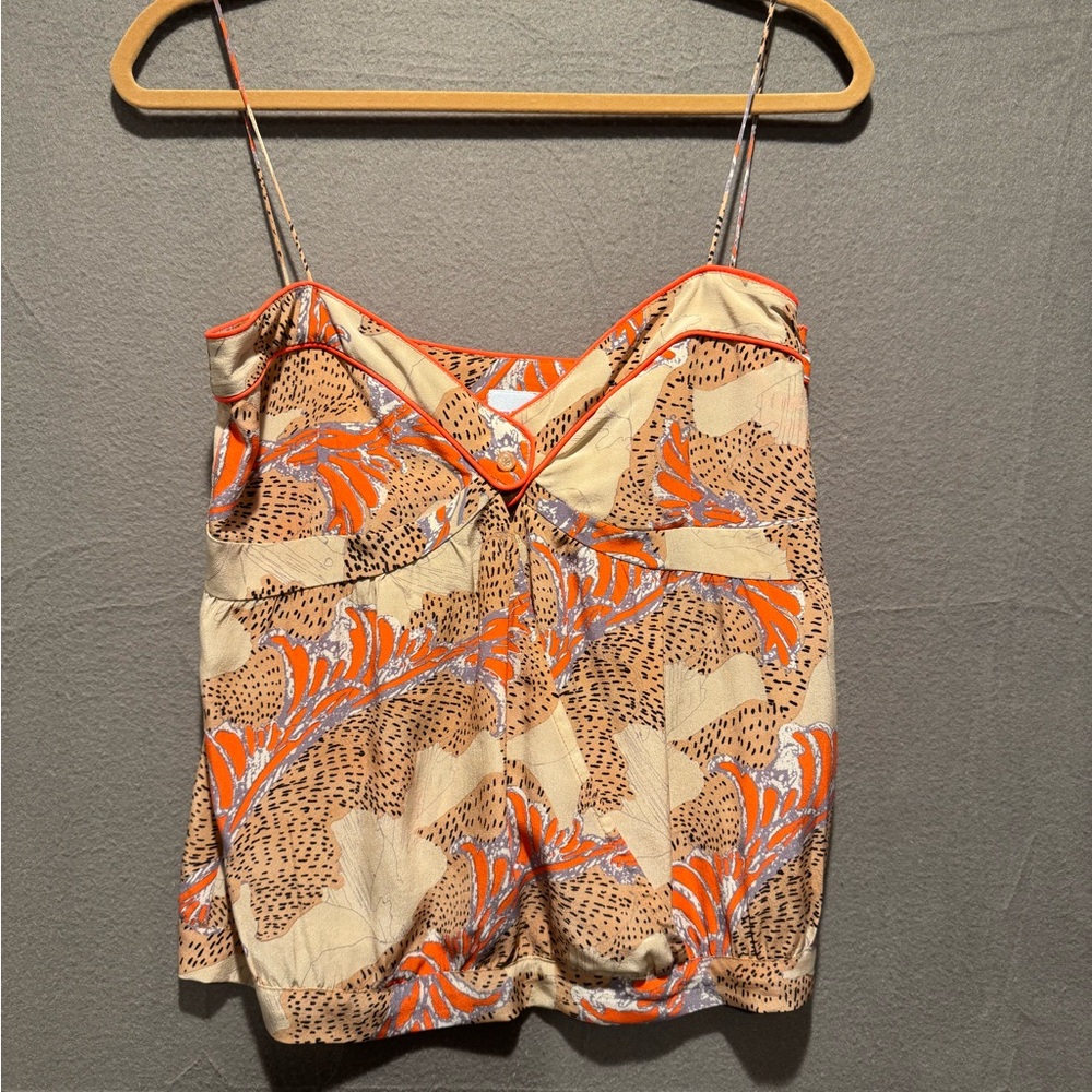 sass & bide Beige and Orange Camisole
